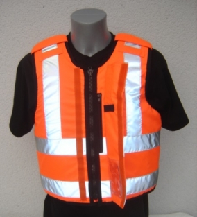 Fluo reflective stab resistant vest HELIOS KR1-SP1